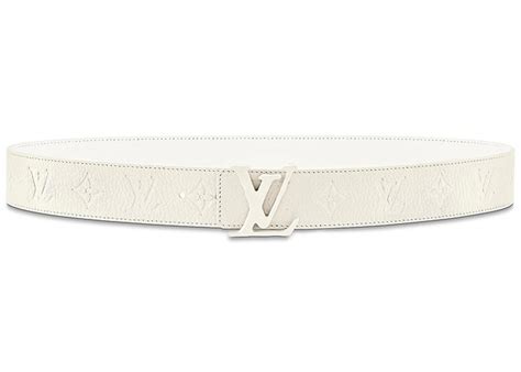 louis vuitton white and gold belt|white gold louis vuitton belt.